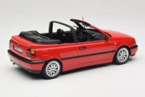 Volkswagen Golf Kabrioletas Mk3 Raudonas Norev 1:18 188433 Metalas - nuotrauka 2 iš 6
