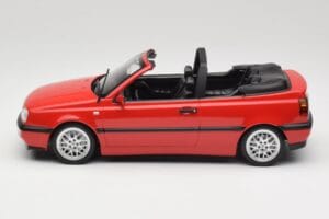 Volkswagen Golf Kabrioletas Mk3 Raudonas Norev 1:18 188433 Metalas - nuotrauka 3 iš 6