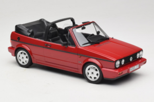 Volkswagen Golf Mk1 Kabrioletas Raudonas Norev 1:18 188626 Metalas - nuotrauka 4 iš 6