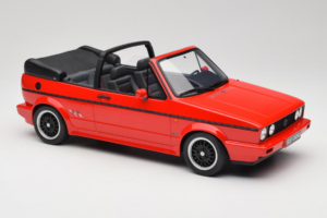 Volkswagen Golf Mk1 Kabrioletas Sportline Raudonas Otto 1:12 G095 Derva - nuotrauka 4 iš 6