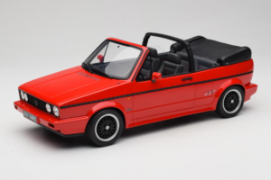 Volkswagen Golf Mk1 Kabrioletas Sportline Raudonas Otto 1:12 G095 Derva