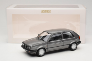 Volkswagen Golf Mk2 Champion Pilkas Metallic Norev 1:18 188564 Metalas - nuotrauka 8 iš 8