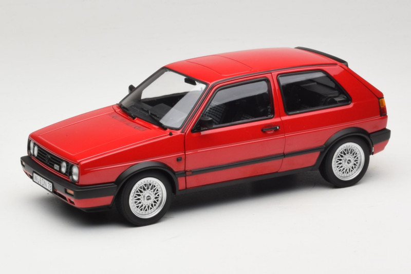 Volkswagen Golf GTI Mk2 Raudonas Norev 1:18 188438 Metalas