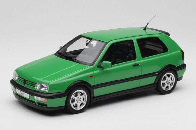 Volkswagen Golf GTI Mk3 Color Concept Žalias Otto 1:18 OT1187 Derva