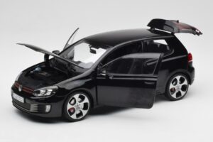 Volkswagen Golf GTI Mk6 Juodas Norev 1:18 188502 Metalas - nuotrauka 2 iš 8