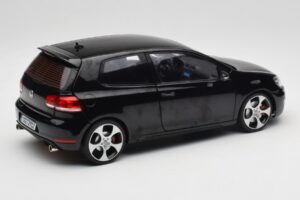 Volkswagen Golf GTI Mk6 Juodas Norev 1:18 188502 Metalas - nuotrauka 3 iš 8