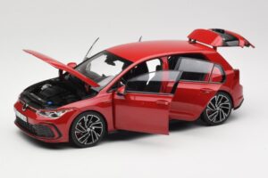 Volkswagen Golf GTI Mk8 Tornado Red Norev 1:18 188595 Metalas - nuotrauka 2 iš 8