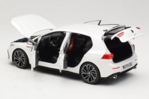 Volkswagen Golf GTI Mk8 White Metallic Norev 1:18 188593 Metalas - nuotrauka 5 iš 8