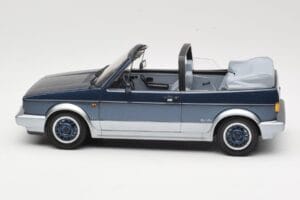 Volkswagen Golf Mk1 Kabrioletas Bel Air Blue Metallic Norev 1:18 188404 Metalas - nuotrauka 3 iš 6