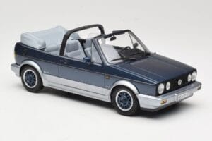 Volkswagen Golf Mk1 Kabrioletas Bel Air Blue Metallic Norev 1:18 188404 Metalas - nuotrauka 4 iš 6