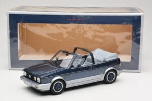 Volkswagen Golf Mk1 Kabrioletas Bel Air Blue Metallic Norev 1:18 188404 Metalas - nuotrauka 6 iš 6