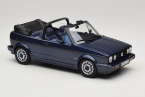 Volkswagen Golf Mk1 Kabrioletas Quartett Inca Blue Norev 1:18 188628 Metalas - nuotrauka 4 iš 6