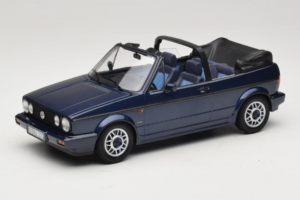 Volkswagen Golf Mk1 Kabrioletas Quartett Inca Blue Norev 1:18 188628 Metalas