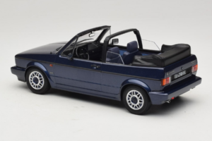 Volkswagen Golf Mk1 Kabrioletas Quartett Inca Blue Norev 1:18 188628 Metalas - nuotrauka 5 iš 6