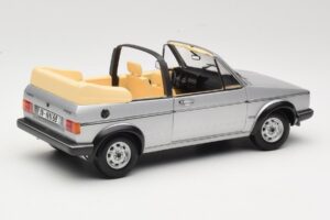 Volkswagen Golf Mk1 Kabrioletas Sidabrinis Sun Star 1:18 VW004 Metalas - nuotrauka 3 iš 8