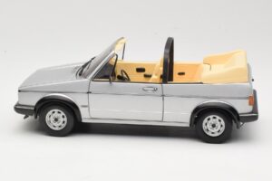 Volkswagen Golf Mk1 Kabrioletas Sidabrinis Sun Star 1:18 VW004 Metalas - nuotrauka 4 iš 8