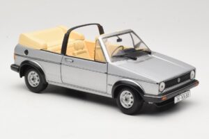 Volkswagen Golf Mk1 Kabrioletas Sidabrinis Sun Star 1:18 VW004 Metalas - nuotrauka 6 iš 8