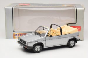 Volkswagen Golf Mk1 Kabrioletas Sidabrinis Sun Star 1:18 VW004 Metalas - nuotrauka 8 iš 8