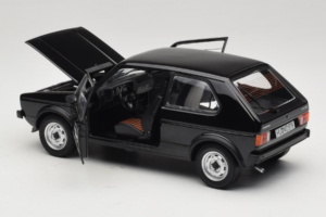 Volkswagen Golf Mk1 GTI Juodas Norev 1:18 188487 Metalas - nuotrauka 5 iš 8