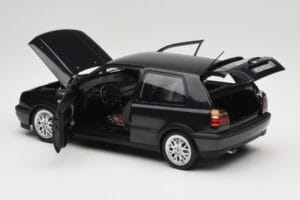 Volkswagen Golf Mk3 GTI Black Metallic Norev 1:18 188415 Metalas - nuotrauka 5 iš 8