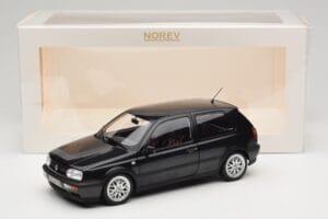 Volkswagen Golf Mk3 GTI Black Metallic Norev 1:18 188415 Metalas - nuotrauka 8 iš 8