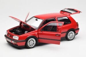 Volkswagen Golf Mk3 GTI Flash Red Norev 1:18 188418 Metalas - nuotrauka 2 iš 8