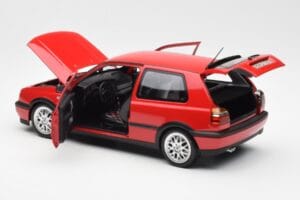 Volkswagen Golf Mk3 GTI Flash Red Norev 1:18 188418 Metalas - nuotrauka 5 iš 8