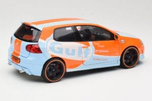 Volkswagen Golf Mk5 Zender Gulf Norev 1:18 188454 Metalas - nuotrauka 3 iš 8