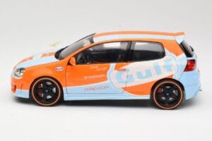 Volkswagen Golf Mk5 Zender Gulf Norev 1:18 188454 Metalas - nuotrauka 4 iš 8