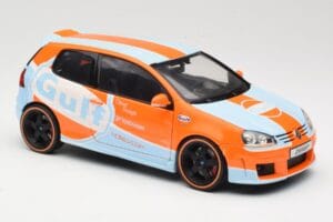Volkswagen Golf Mk5 Zender Gulf Norev 1:18 188454 Metalas - nuotrauka 6 iš 8