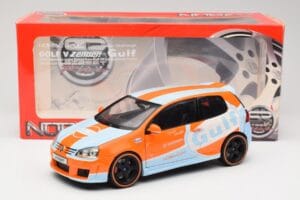 Volkswagen Golf Mk5 Zender Gulf Norev 1:18 188454 Metalas - nuotrauka 8 iš 8