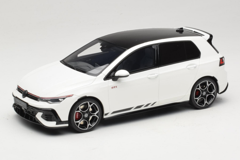 Volkswagen Golf Mk8 GTI Clubsport Pure White Otto 1:18 OT1221 Derva