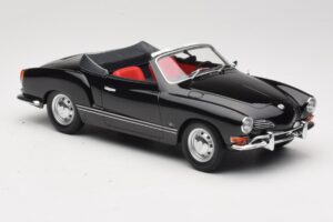 Volkswagen Karmann Ghia Kabrioletas Juodas Minichamps 1:18 155054031 Metalas - nuotrauka 4 iš 6