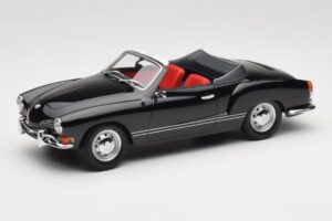 Volkswagen Karmann Ghia Kabrioletas Juodas Minichamps 1:18 155054031 Metalas