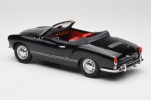 Volkswagen Karmann Ghia Kabrioletas Juodas Minichamps 1:18 155054031 Metalas - nuotrauka 5 iš 6