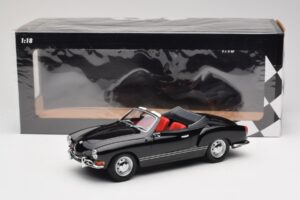 Volkswagen Karmann Ghia Kabrioletas Juodas Minichamps 1:18 155054031 Metalas - nuotrauka 6 iš 6