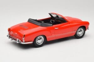 Volkswagen Karmann Ghia Kabrioletas Raudonas Minichamps 1:18 155054030 Metalas - nuotrauka 2 iš 6