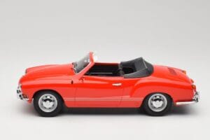 Volkswagen Karmann Ghia Kabrioletas Raudonas Minichamps 1:18 155054030 Metalas - nuotrauka 3 iš 6