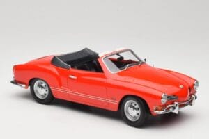 Volkswagen Karmann Ghia Kabrioletas Raudonas Minichamps 1:18 155054030 Metalas - nuotrauka 4 iš 6