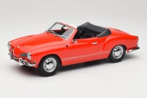 Volkswagen Karmann Ghia Kabrioletas Raudonas Minichamps 1:18 155054030 Metalas