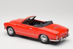 Volkswagen Karmann Ghia Kabrioletas Raudonas Minichamps 1:18 155054030 Metalas - nuotrauka 5 iš 6