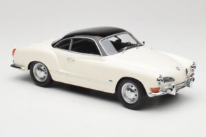 Volkswagen Karmann Ghia Kreminis Juodas Minichamps 1:18 155054021 Metalas - nuotrauka 4 iš 6