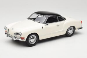 Volkswagen Karmann Ghia Kreminis Juodas Minichamps 1:18 155054021 Metalas