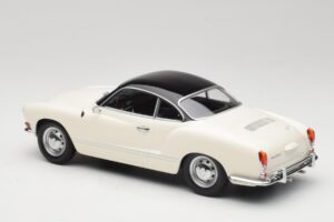 Volkswagen Karmann Ghia Kreminis Juodas Minichamps 1:18 155054021 Metalas - nuotrauka 5 iš 6