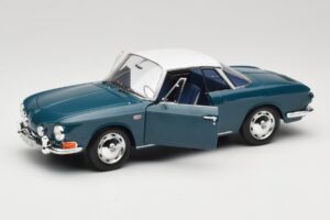 Volkswagen Karmann Ghia Type 34 1500 Sea Blue Norev 1:18 188646 Metalas - nuotrauka 2 iš 8