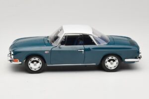 Volkswagen Karmann Ghia Type 34 1500 Sea Blue Norev 1:18 188646 Metalas - nuotrauka 4 iš 8