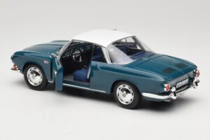 Volkswagen Karmann Ghia Type 34 1500 Sea Blue Norev 1:18 188646 Metalas - nuotrauka 5 iš 8