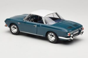 Volkswagen Karmann Ghia Type 34 1500 Sea Blue Norev 1:18 188646 Metalas - nuotrauka 7 iš 8