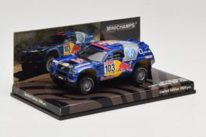 Volkswagen Race Touareg #103 B. Saby / R. Perin Winner Rally Por Las Pampas 2005 Minichamps 1:43 436055303 Metalas - nuotrauka 2 iš 4