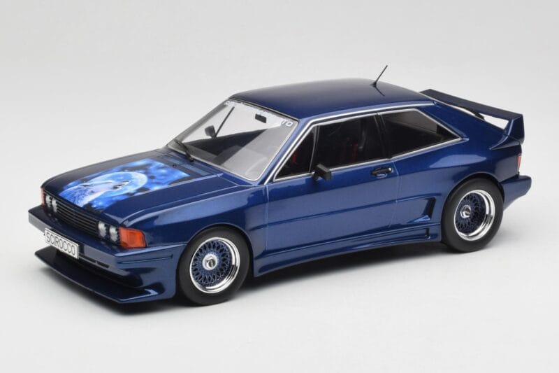 Volkswagen Rieger Scirocco Mk1 GTO Mėlynas MCG 1:18 MCG18448 Metalas
